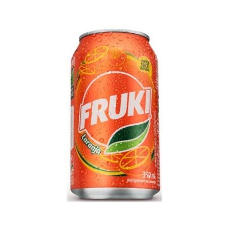 Refrigerante fruki laranja lata 350ml