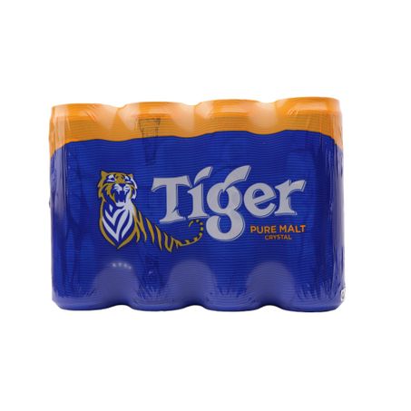 Cerveja Tiger Puro Malte Crystal Lata 350ml - Pacote com 12un - 4.2lt 360-31