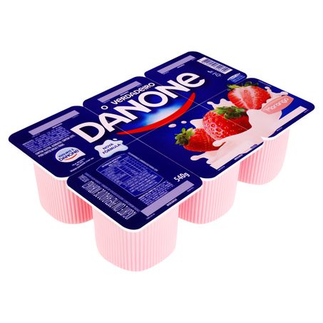 IOGURTE INTEGRAL MORANGO DANONE BANDEJA