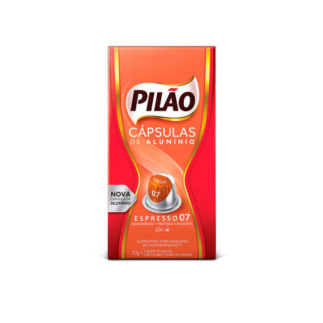 Café Pilão Espresso 07 Sparkle com 10 Cápsulas 52G