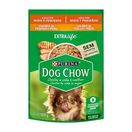 RACAO DOG CHOW 100G ADUTO RPEQ MIX FRG PERU