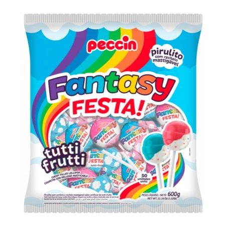 Pirulito Peccin Fantasy Festa 600g