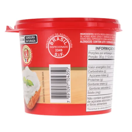Creme de Queijo Ricota Président 380g 360-11
