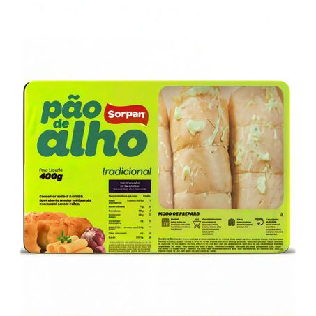 PAO DE ALHO TRADICIONAL SORPAN 400G