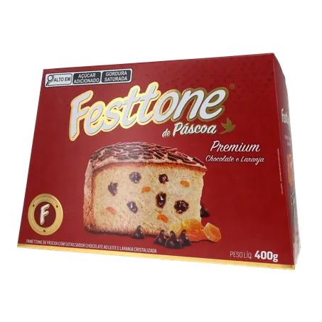 Panettone de Páscoa Festtone Chocolate e Laranja Cristalizada 400G 360-20