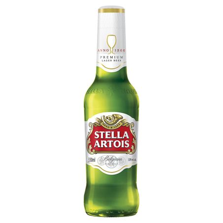Cerveja Lager Premium Puro Malte sem Glúten Stella Artois