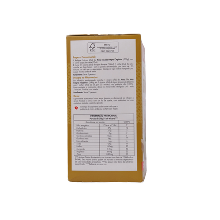 ARROZ TIO JOÃO INTEGRAL ORGÂNICO 1KG 360-46