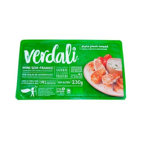 NUGGETS VERDALI 230G SEM FRANGO