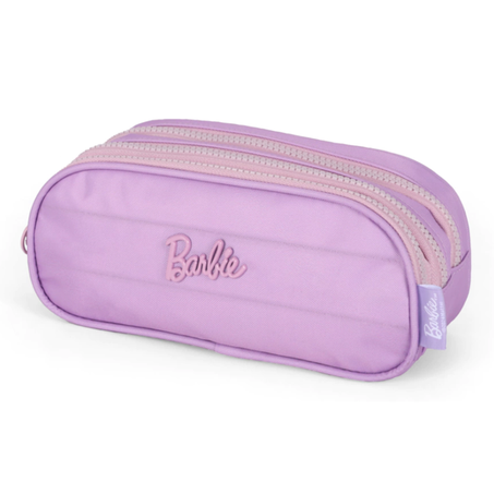 ESTOJO ESCOLAR LUXCEL TRIPLO BARBIE VIOLETA REF.EI41445BB-2400