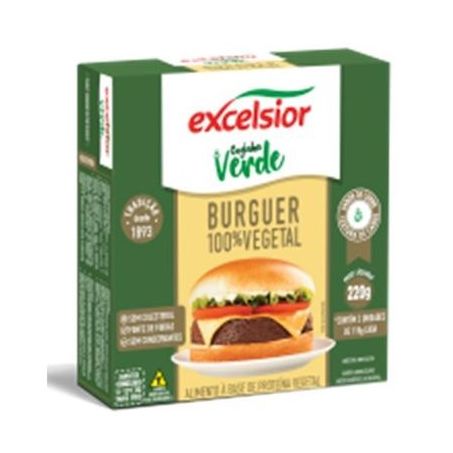 Hamburguer vegetal excelsior 220g