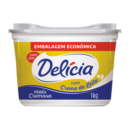 MARGARINA CREMOSA DELÍCIA 1KG