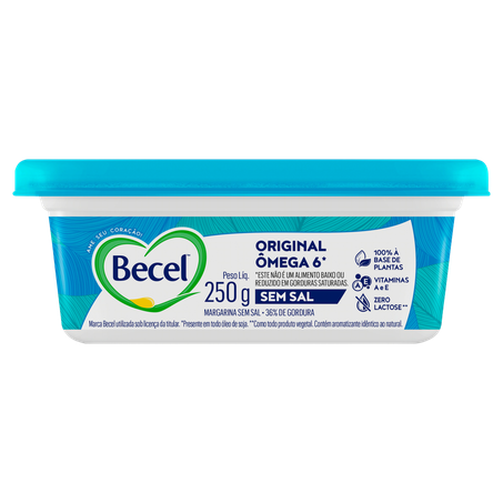 Margarina becel tradicional sem sal 250g