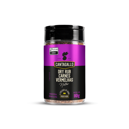 Tempero dry rub canta gallo 110gr carnes