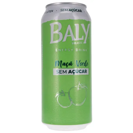 BEBIDA ENERGÉTICA BALY DRINK SUGAR FREE MAÇÃ VERDE 473ML 360-35