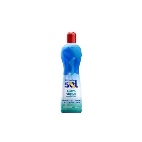 LIMPA VIDROS COM ALCOOL GIRANDO SOL SPRAY 500ML