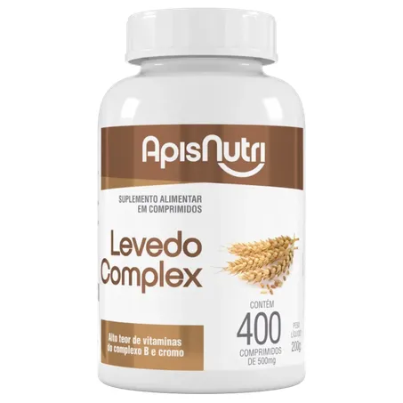 LEVEDO DE CERVEJA 500MG 400COMP APISNUTRI