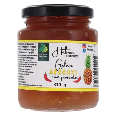 Geleia hubner abacaxi com pimenta 310g 360-35