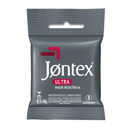 Preservativo lubrificado ultra jontex