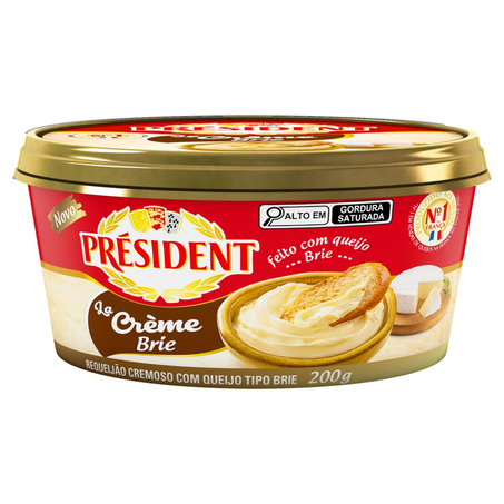 Requeijão Président 200g - Brie