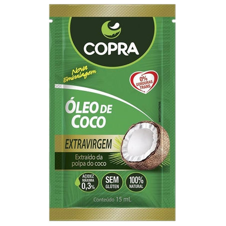 Oleo de coco copra sache 15ml