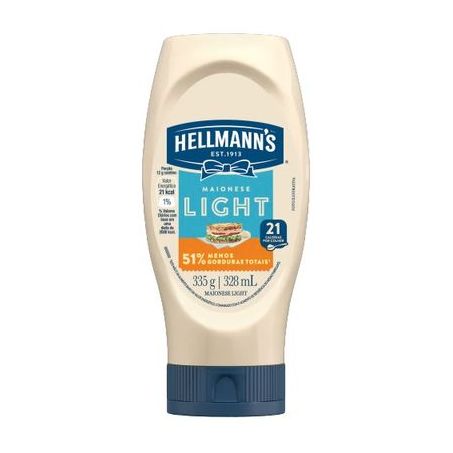 Maionese hellmanns light 335g