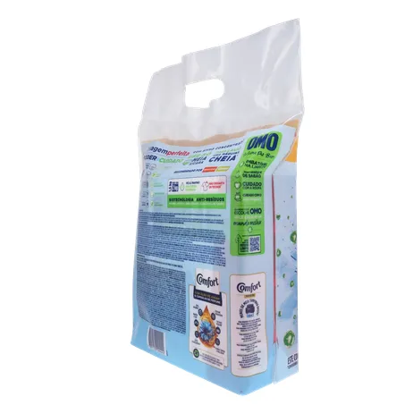 Kit Sabão em Pó Omo Lavagem Perfeita 1,6kg  Amaciante Concentrado Comfort 500ml 360-23