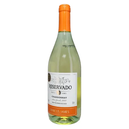 Vinho Brasileiro Branco Meio Seco Marcus James Chardonnay Serra Gaúcha Garrafa 750ml 360-2