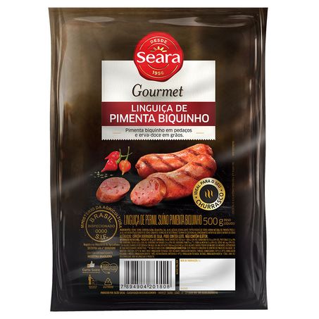 LINGUIÇA SEARA 500GR PIMENTA BIQUINHO