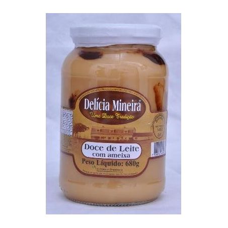 Doce leite ameixa delícia mineira 680g