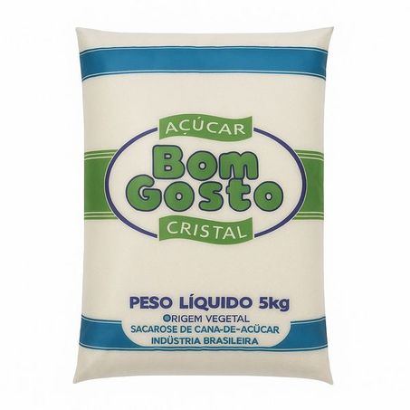 Acucar cristal bom gosto 5kg*