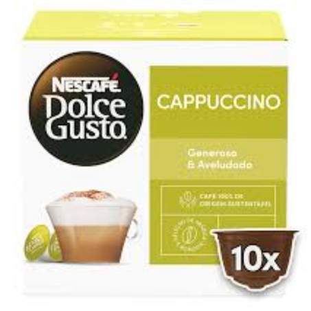 Capsulas cafe dolce gusto 10un cappuccino by