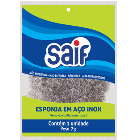 Esponja de aco inox saif un