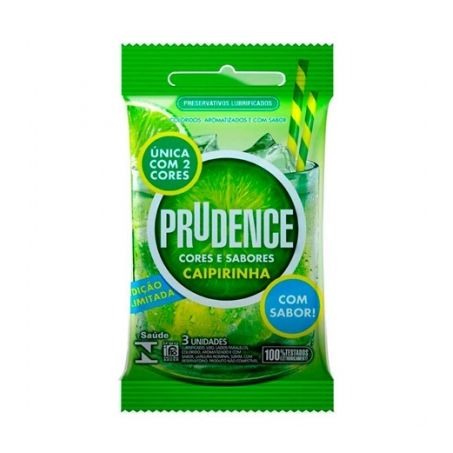 PRESERVATIVO PRUDENCE 3UN CAIPIRINHA