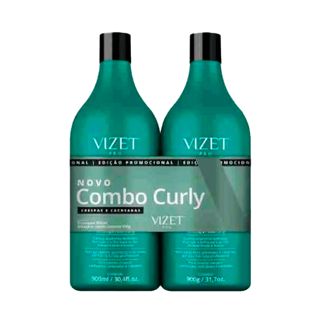 COMBO CURLY SHAMPOO 900ML+COND 900ML VIZET        