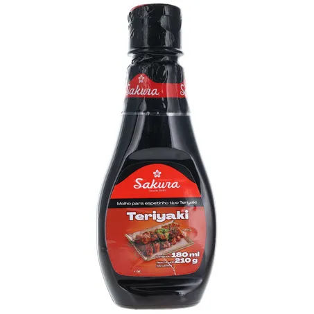Molho teriyaki sakura squeeze 180ml 360-0