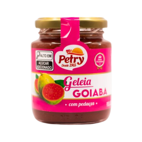 Geleia Petry Frutas Goiaba Com Pedaços Vidro 265g 
 