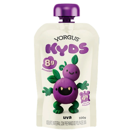 Iogurte Yorgus Kyds Integral Uva 100g