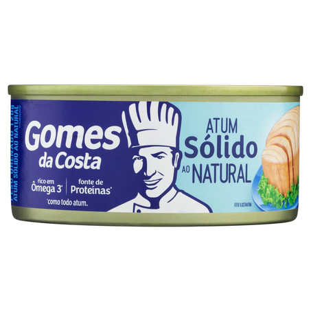 Atum Sólido Gomes da Costa 170g - Natural - Lata