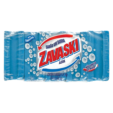 SABÃO EM PEDRA ZAVASKI AZUL COM 5 UNIDADES