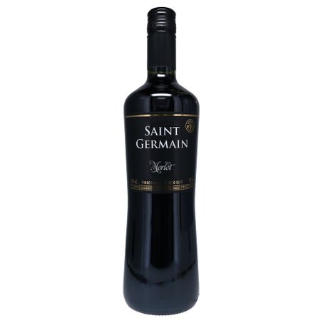 Vinho Brasileiro Tinto Meio Seco Saint Germain Merlot Serra Gaúcha Garrafa Garrafa 750ml