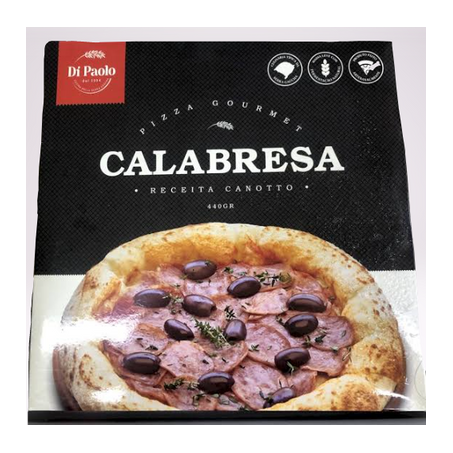Pizza di paolo 510g sabor calabresa gourmet