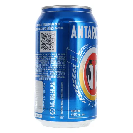 Cerveja antarctica 350ml 360-30