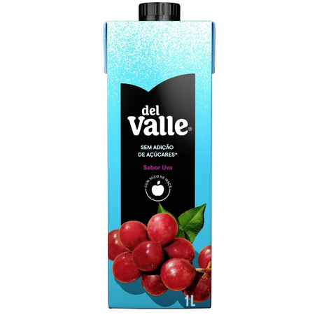 NÉCTAR DEL VALLE UVA ZERO AD AÇÚCAR 1L