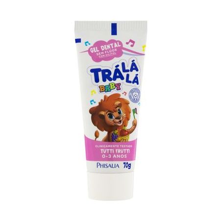 GEL DENTAL PHISALIA TRALALA BABY S/FLUOR 70G