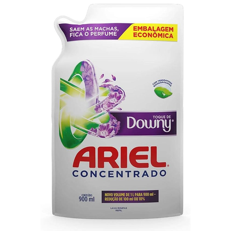 LAVA ROUPAS ARIEL CONCENTRADO TOQUE DOWNY SC 900ML