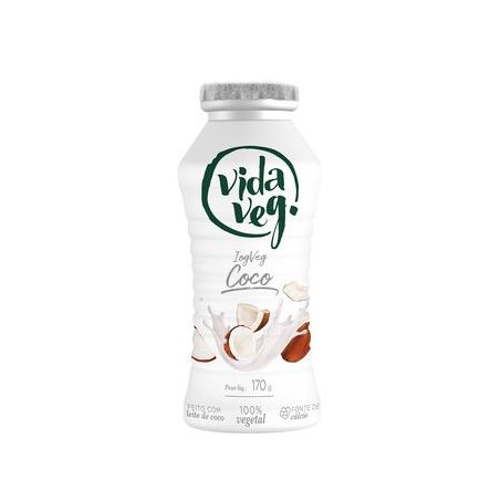 IOGURTE VIDA VEG S/LACTOSE NATURAL COCO 170G