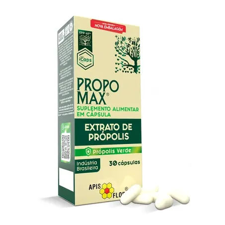 PROPOMAX PRÓPOLIS VERDE 30 CÁPSULAS - APISFLORA