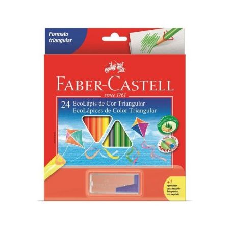 KIT ECOLAPIS COR FABER CASTELL 24UN