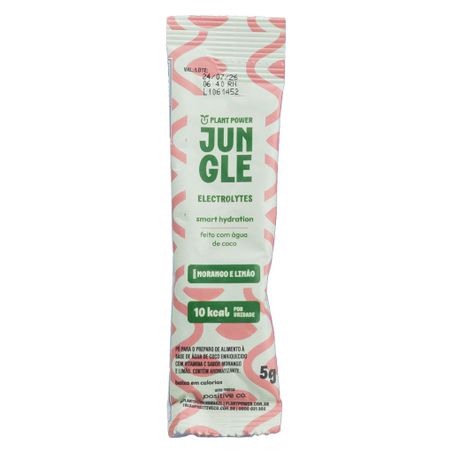 JUNGLE ELECTROLYTES SABOR MORANGO E LIMÃO 5G PLANT POWER