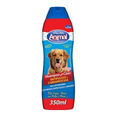 Shampoo para Cães Doctor Animal Antipulgas & Carrapaticida Squeeze 500ml